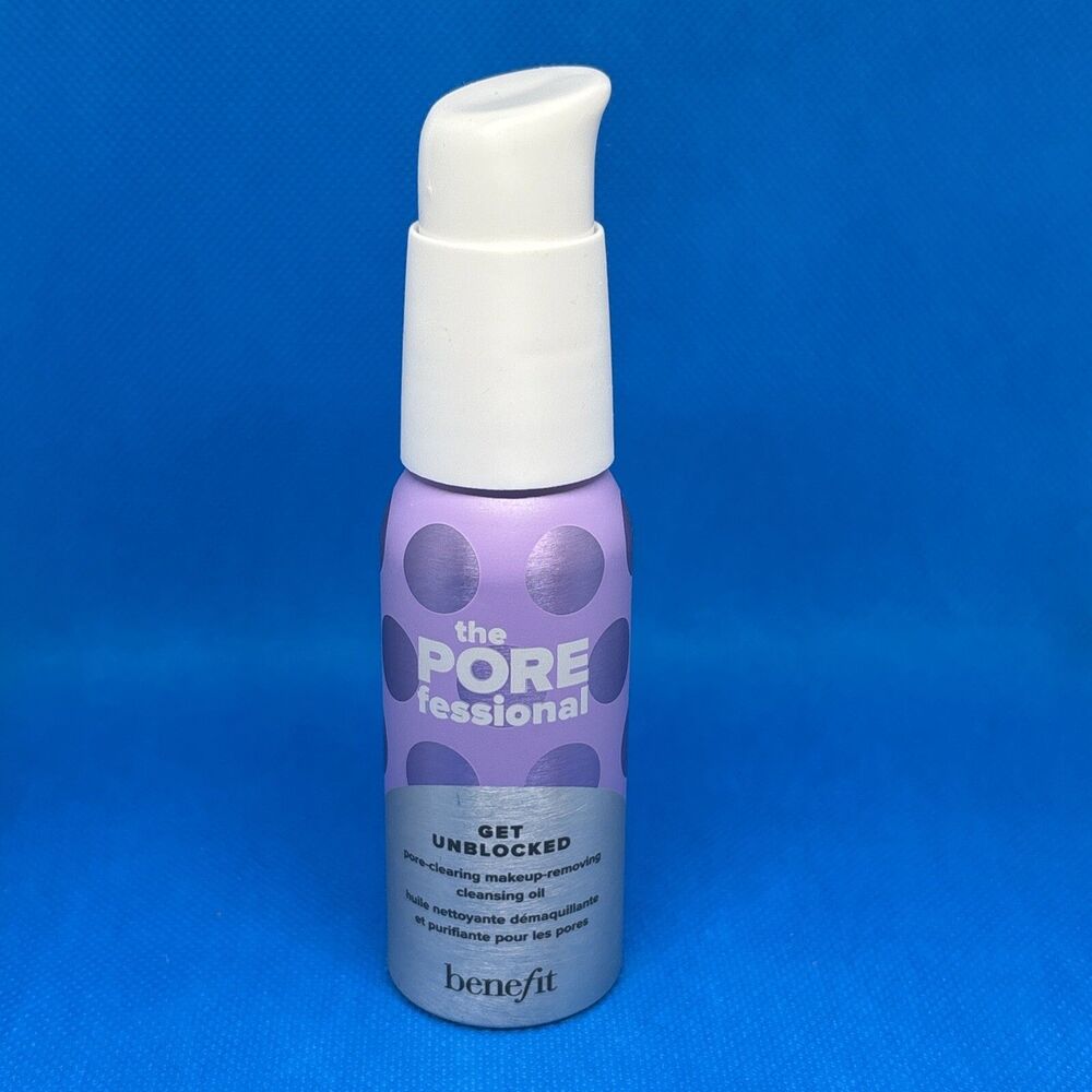 Benefit The POREfessional Get Unblocked Makeup-Removing Cleansing Oil 1.5oz NWOB